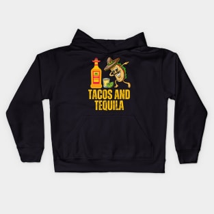 Tacos and Tequila Kids Hoodie